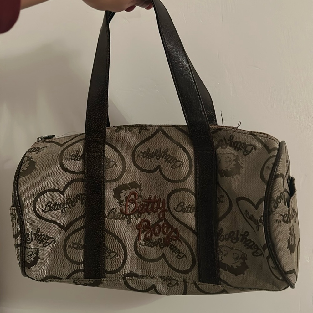 Brown betty boop handbag